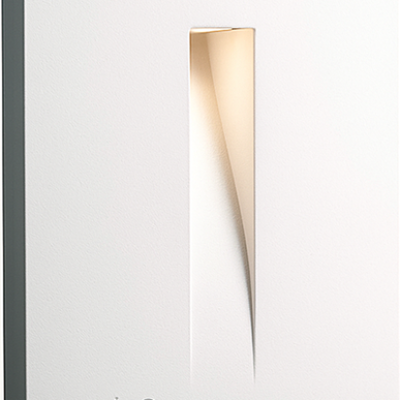 vanilla-gypsum trimless steplight- long