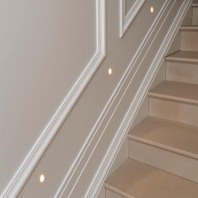 vanilla-gypsum trimless steplight- round3